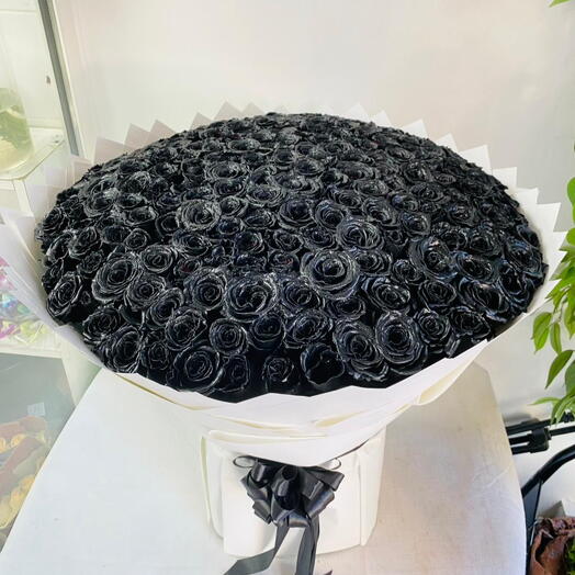Black Roses Giant Arrangement