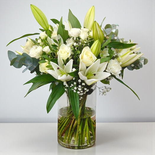 Subscription (Weekly or monthly) - Lillies and Rose Vase