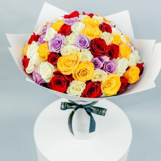 Mix flowers hamd made bouquet