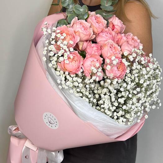 Ярко-розовый букет