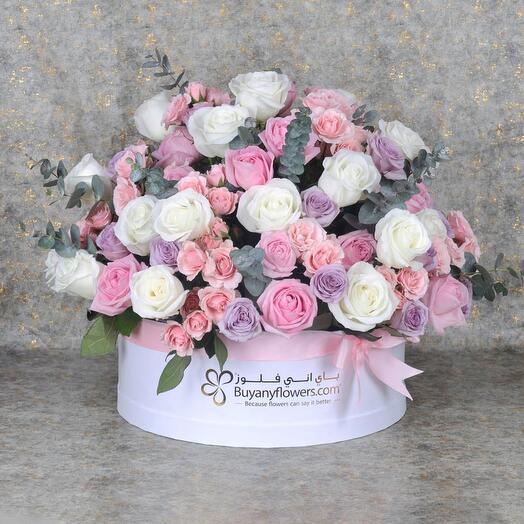Pastel Beauty 95 Flower Box