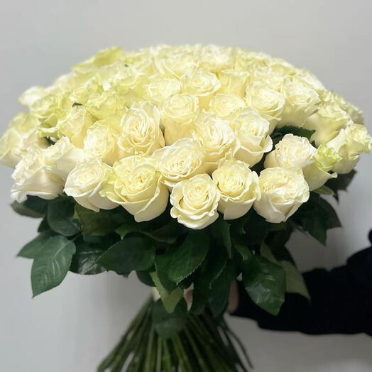 101 rosas blancas (60/65cm)