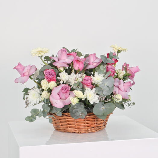 Flowers in a Basket 1