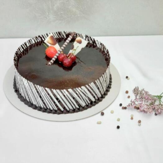 Шоколадный трюфельный торт