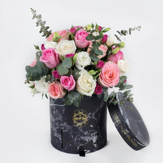 Signature drawer box - mixed flowers