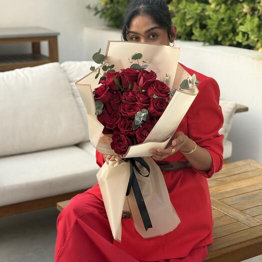 Romantic Red Rose Bouquet