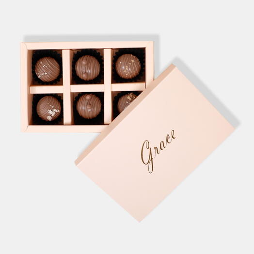 Небесные лакомства: премиальные шоколадные трюфели (6 шт.)