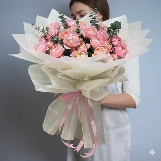 Paquete de rosas spray de jardín