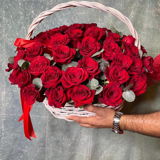 Букет из 30 красных роз