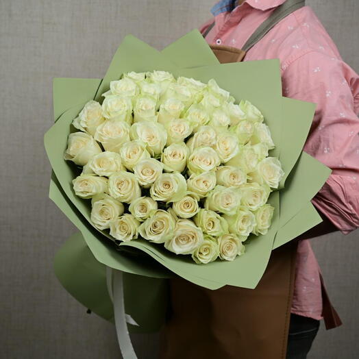 51 White Roses Bouquet 1956