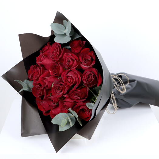 Bouquet of red roses 21