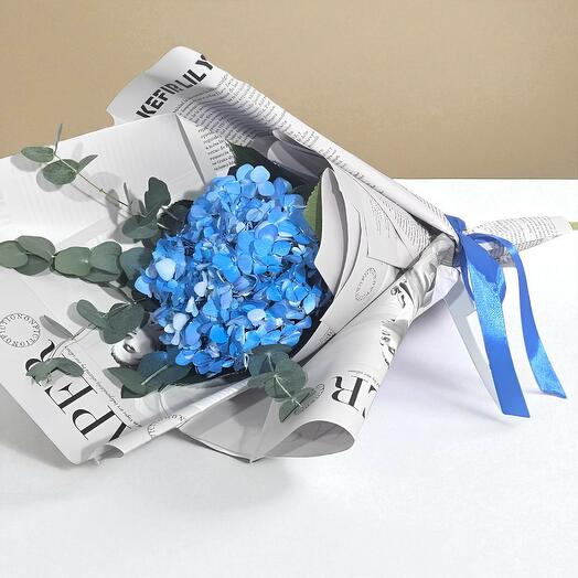 Blue Hydrangea Bouquet