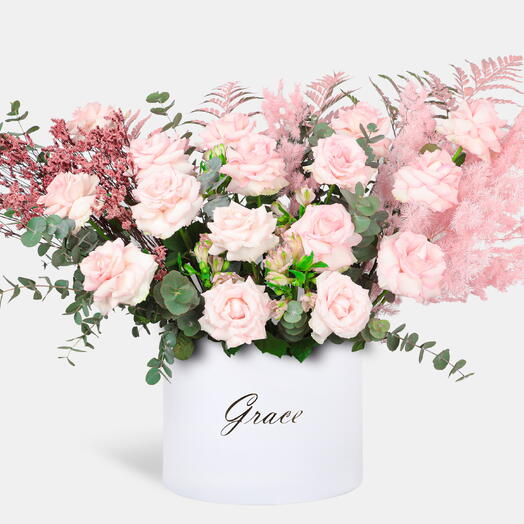 Flamant rose dans une boîte extra-large