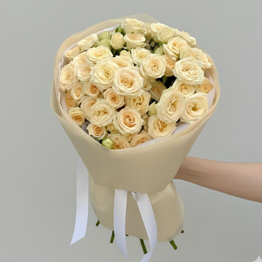 Susurro de melocotón – 11 rosas en miniatura