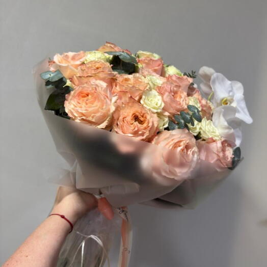 Bouquet Piones roses