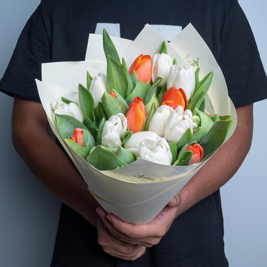 19 смешанных тюльпанов-6010