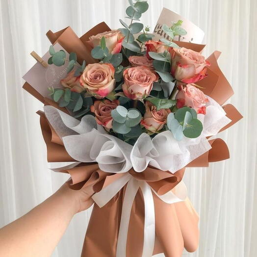Cappuccino rose Bouquet