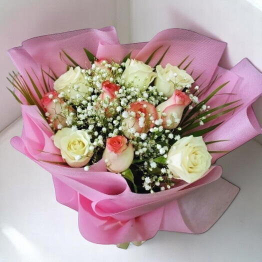 Mixed pink bouquet