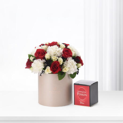 Red Sands Bloom Box Sand With Dior Hypnotic Poison Perfume