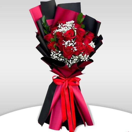 Red Amour - Arabianblossom - Premium Long-Stemmed Red Roses