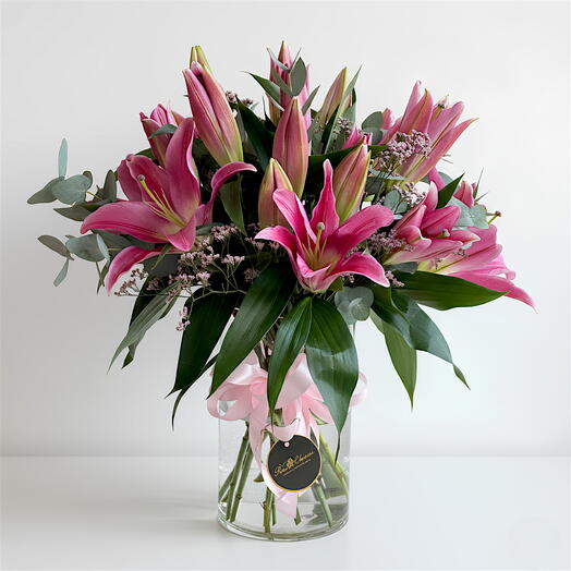 Pink Lilies Serenade