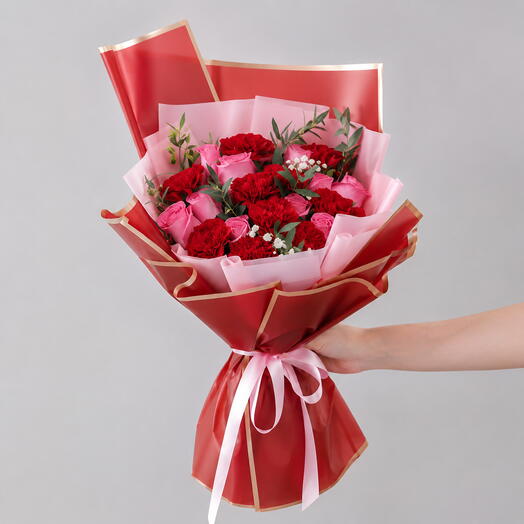 Forever Us 11 Red   Pink Roses