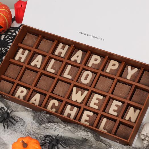 Customize Happy Halloween Chocolates By Sweecho