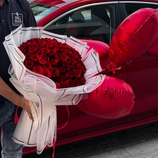 Сладкая любовь| 101 роза