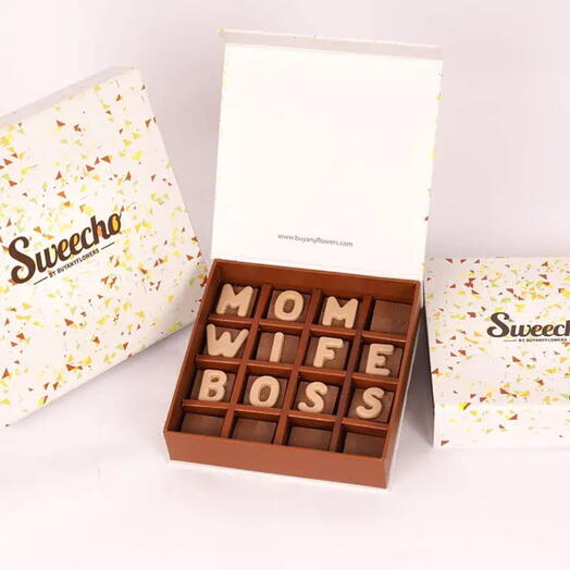 Шоколадные конфеты Мама Жена Босс от Sweecho
