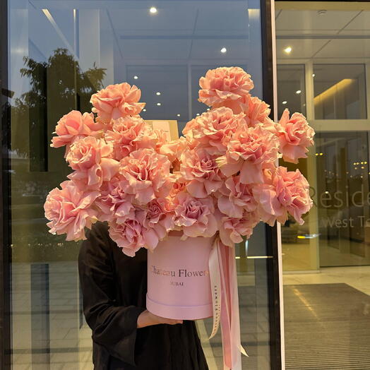 Розовая французская роза - размер M