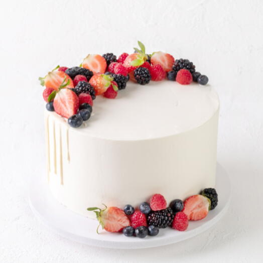 Fresh Berries Cake (6-7 Servings)