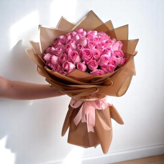 51 Pink Roses Luxe Bloom