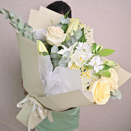 Cream Serenity Bouquet  6937