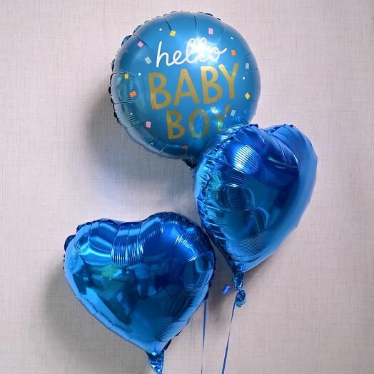 Hello Baby Boy Balloon Set 7002