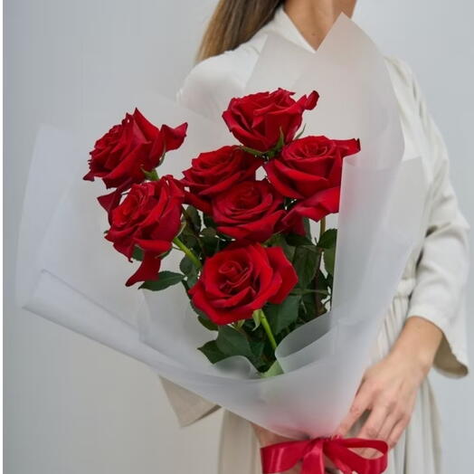 Charming Red Rose Bouquet
