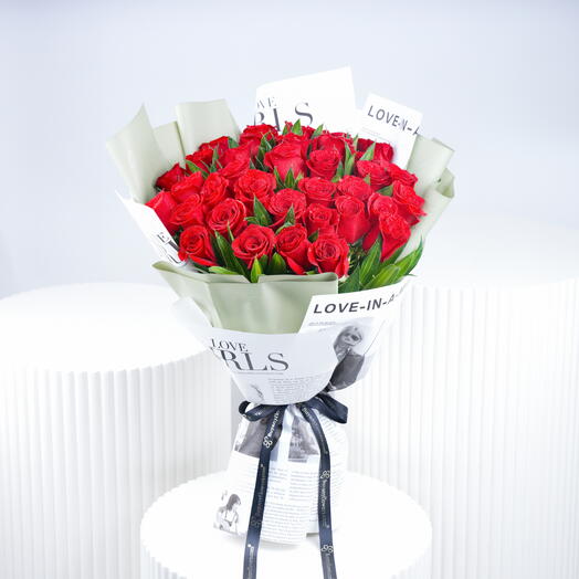 Soul 35 Red Roses Bouquet
