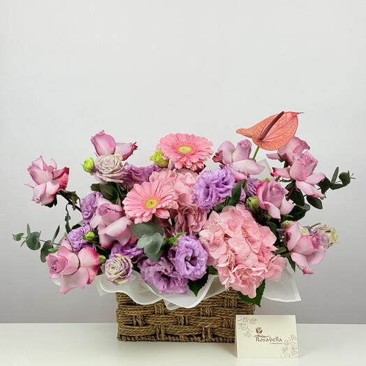 Blush Bloom Basket