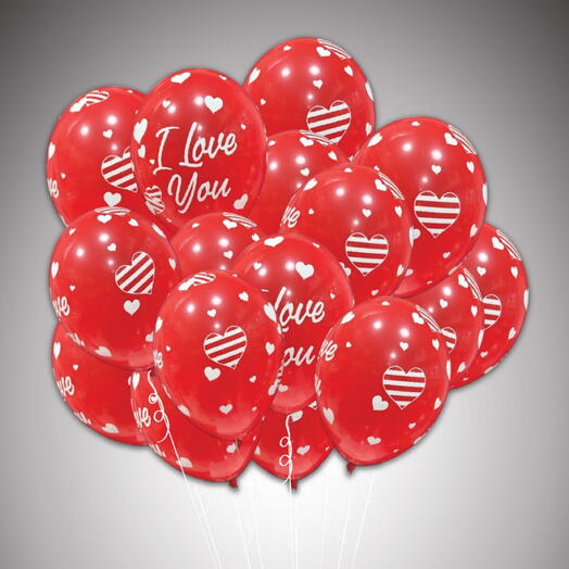 15 I Love You Balloon Set-1242