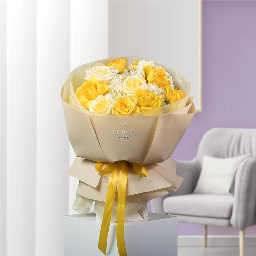 "Lemon Sorbet" Bouquet S