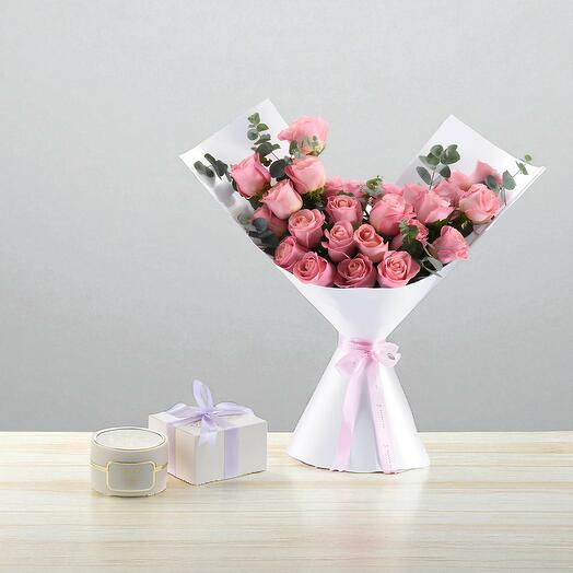 Розы Hermosa   Подарочный набор Rasasi Bakhoor