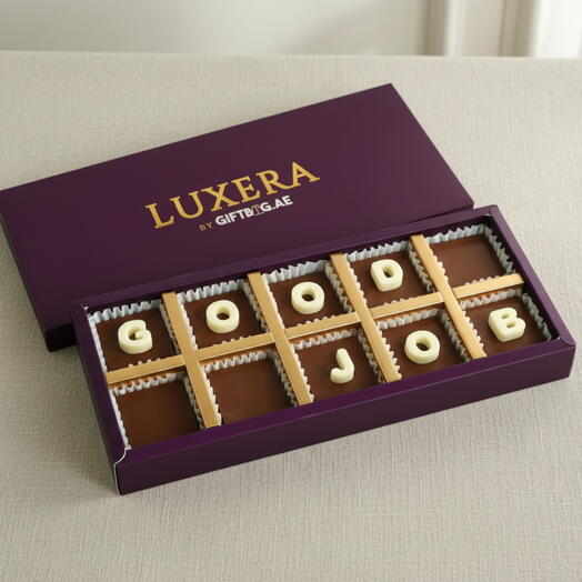 10 piezas de chocolate Good Job de LUXERA