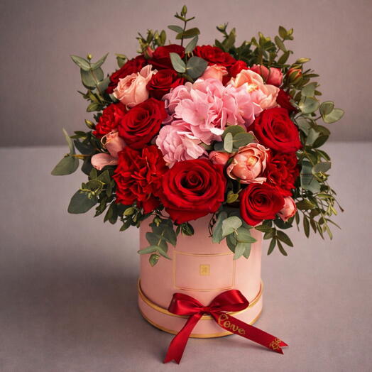 Crimson Blush Rose Box – Love Edit
