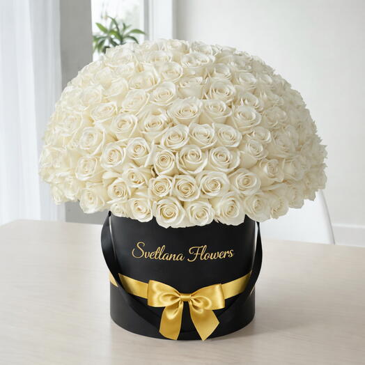 White Royale – Caja de 101 Rosas