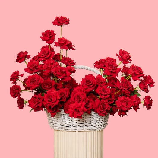 Eternal Rose Basket XXL