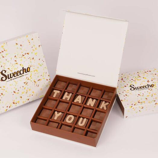 Thank You Chocolates By Sweecho