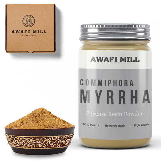 AWAFI MILL Порошок мирры | Wildcrafted Essence - Бутылка 100 г