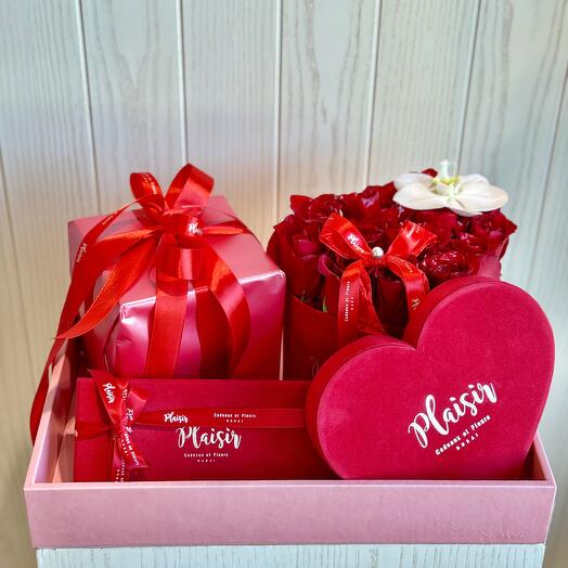 Luxury Red Heart Tray
