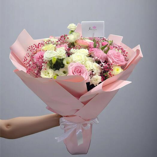 Blushing Elegance Bouquet