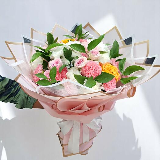 Mixed rose bouquet🌟🌟