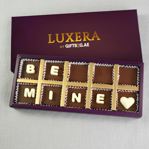 10 piezas de chocolate Be Mine de LUXERA